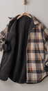 Urban Daizy Plaid Lined Corduroy Flannel Shacket Black Shirt Jacket Shacket - Women's (UDZ-OT-00018) – alternate view 19