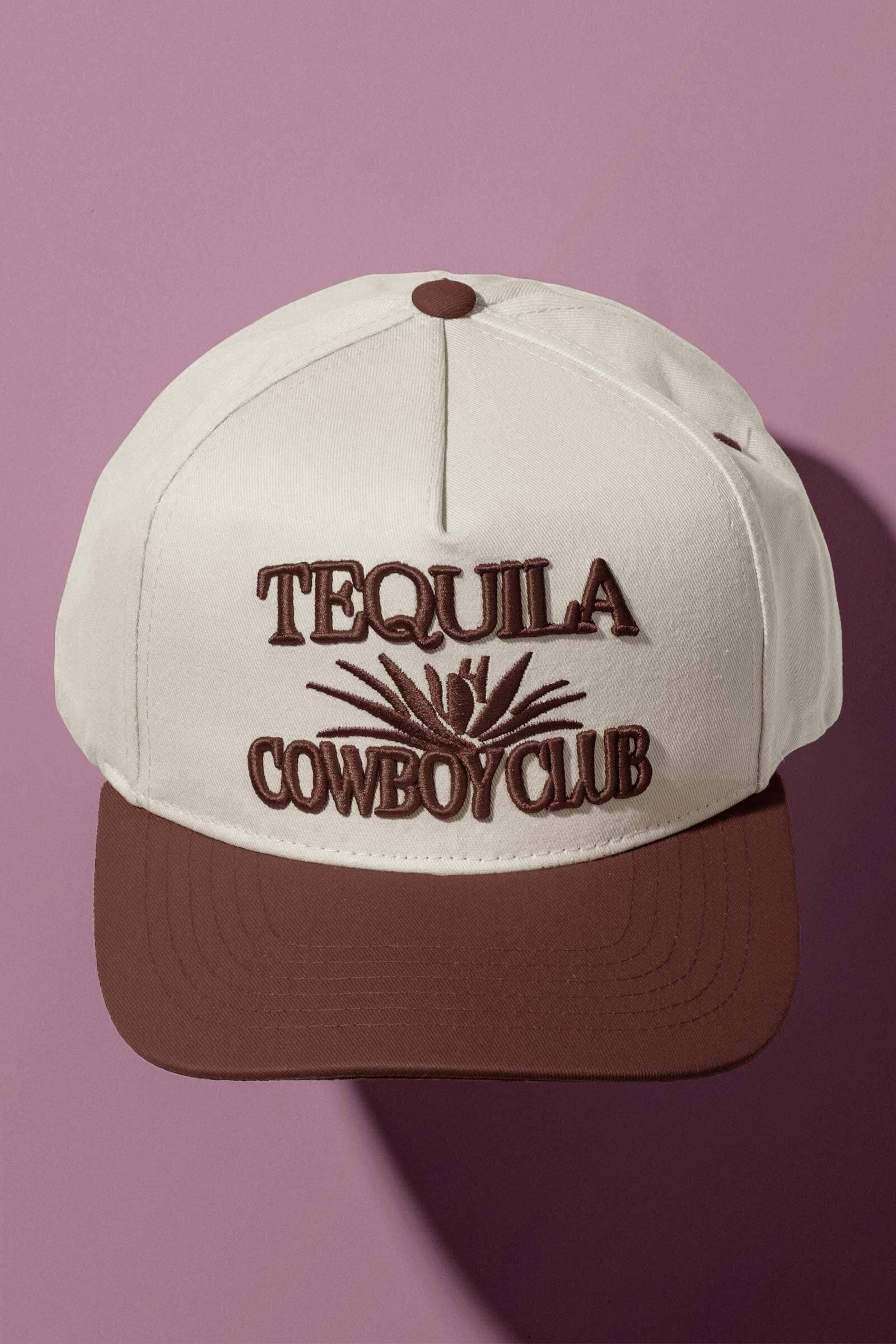 Tequila Cowboy Club Embroidered Trucker Cap