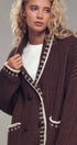 Urban Daizy Chunky Knit Oversized Contrast Cardigan Taupe Cardigan - Women's (UDZ-TP-00814) – alternate view 6