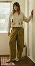 Duckling Parade Intarsia Cardigan in OATMEAL - Women's Cardigans & Shrugs | Urban Daizy