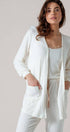Urban Daizy Pointelle Knit Lace-Trim Pocket Cardigan Cocoa Cardigan - Women's (UDZ-KN-01037) – alternate view 6