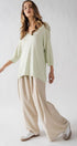 Urban Daizy Relaxed Fit V Neck Three Quarter Sleeve Tunic Top Green Tunic - Women's (UDZ-TP-00030) – alternate view 15