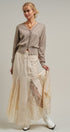 Soft V-Neck Button Knit Cardigan in H MOCHA - Women's Cardigans & Shrugs | Urban Daizy