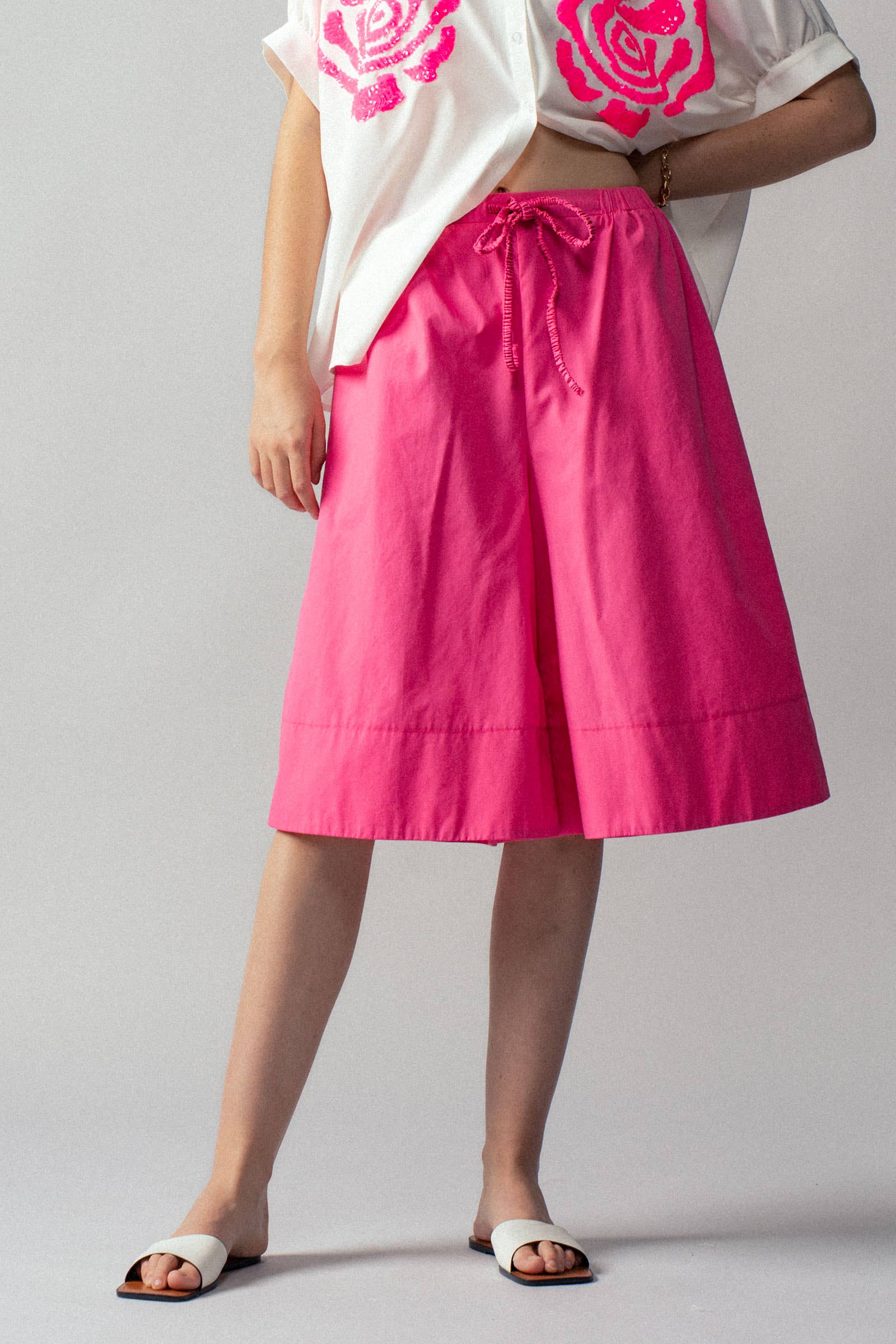 Urban Daizy Lightweight Airflow Drawstring Shorts Blue Shorts - Women's (UDZ-PT-00473) – alternate view 11