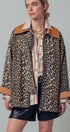 Urban Daizy Corduroy Collar Leopard Print Jacket Leopard Jacket - Women's (UDZ-KN-00652) – alternate view 3