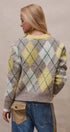 Vintage Pastel Argyle Back to School Cardigan in Preppy Old  in GREEN - Women's Cardigans & Shrugs | Urban Daizy