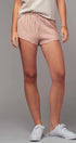 Urban Daizy Crinkle Stripe Shorts Lemon Shorts - Women's (UDZ-PT-00471) – alternate view 13