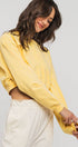 Urban Daizy Mineral Wash Mock Neck Crop Sweatshirt Black Sweatshirt - Women's (UDZ-KN-00191) – alternate view 18