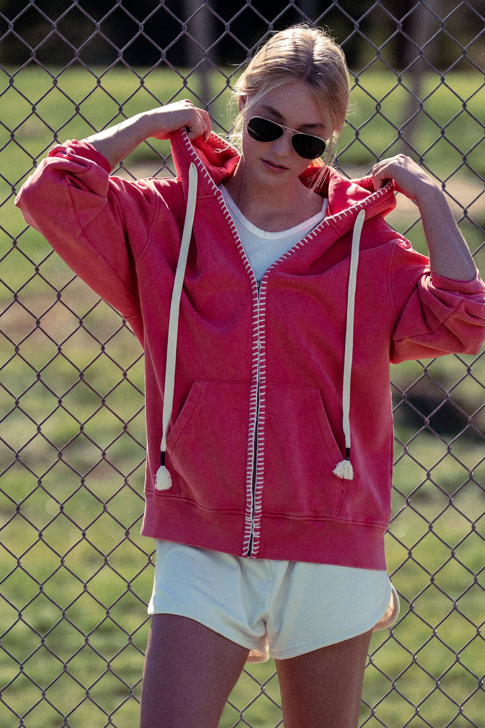 Mineral Wash Oversized Hoodie