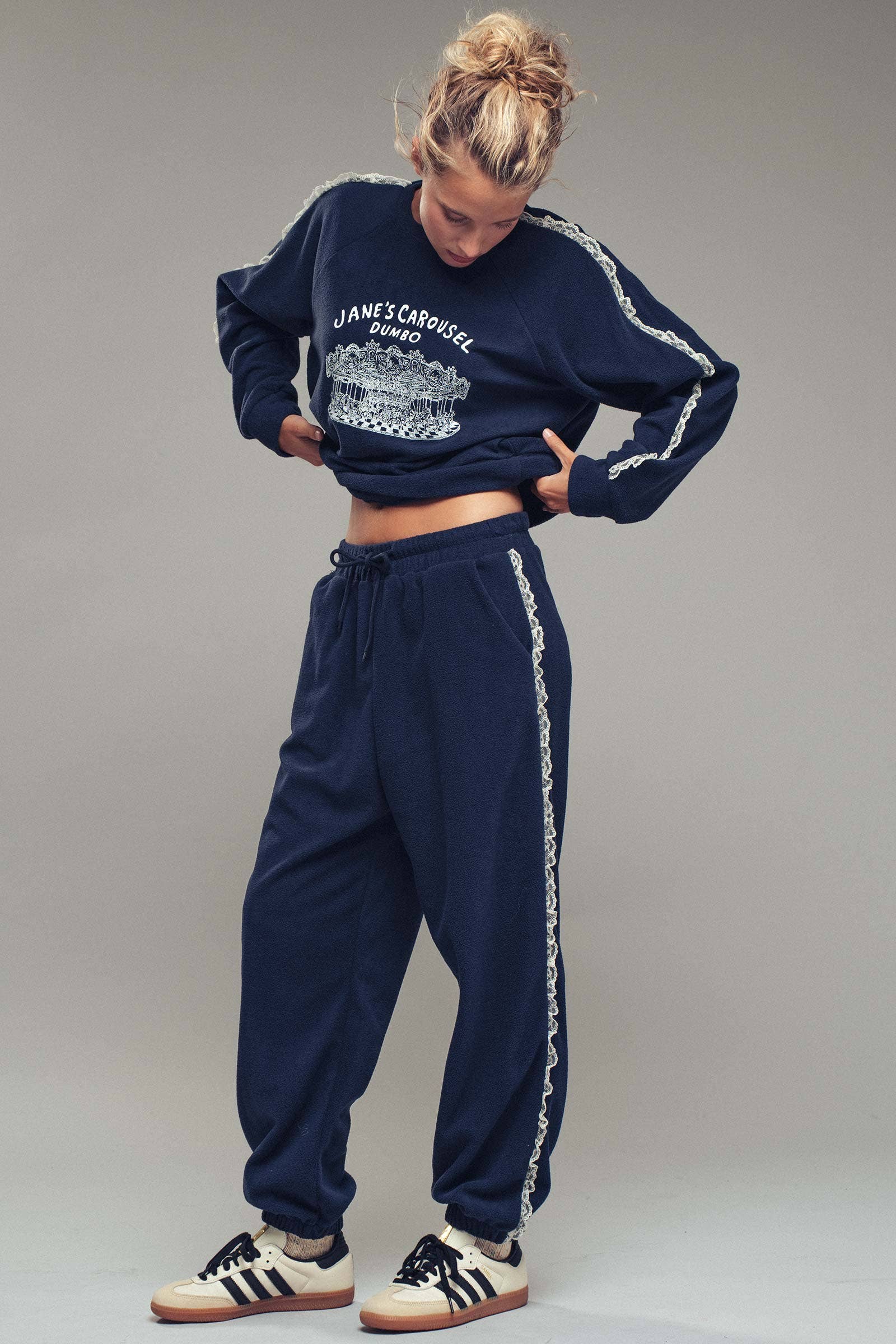 Jane’s Carousel Lace Trim Lounge Set