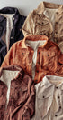 Urban Daizy Oversized Sherpa Lined Corduroy Shacket Beige Shirt Jacket Shacket - Women's (UDZ-OT-00163)