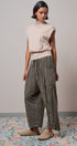 Mock Neck Sleeveless Blouson Knit Top