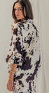 Urban Daizy Cowhide Print Western Button Down Shirt Animal-Print Button Down Shirt - Women's (UDTP1224) – alternate view 6