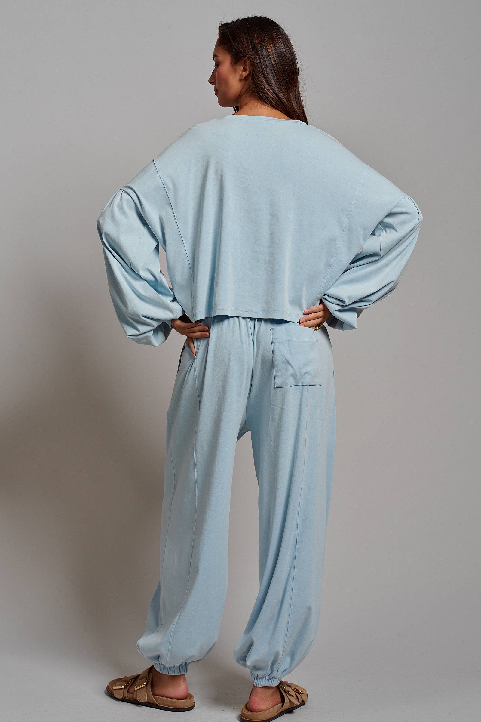 Mineral Wash Cotton Lounge Set