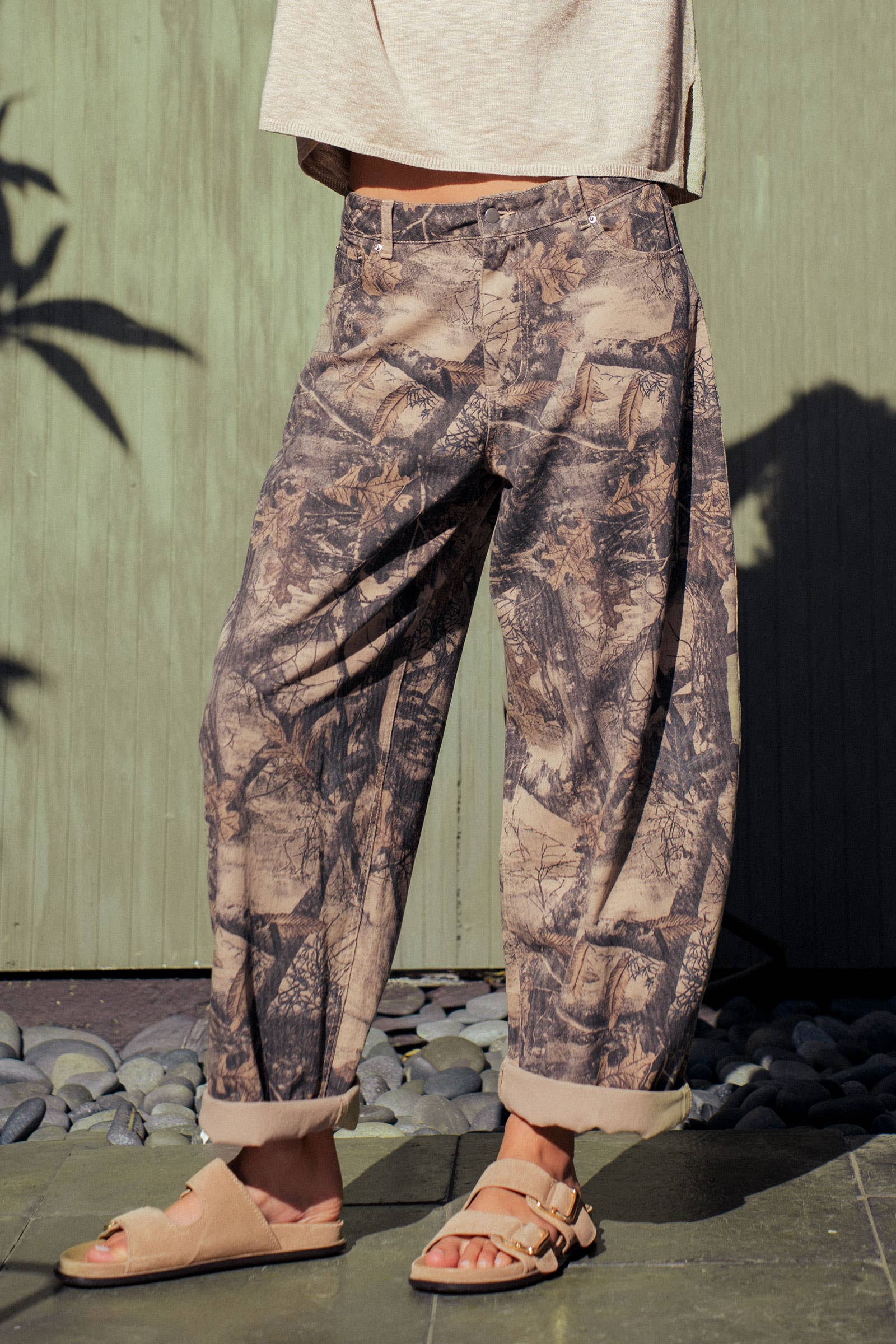 Urban Daizy Camo Print Cotton Balloon Pants Camo Pants - Women's (UDZ-PT-00458) – alternate view 10