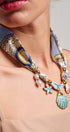 Urban Daizy Silk Scarf Coastal Charm Necklace Gold Pendant/Charm Necklace (TNAC0443-Gold) – alternate view 4