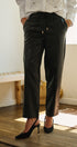 Faux Leather Drawstring Jogger Pants in BLACK - Women's Casual Pants | Urban Daizy