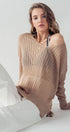 Urban Daizy Ribbed V-Neck Striped Tunic Top Black Tunic - Women's (UDZ-TP-00045) – alternate view 5