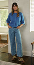 Soft Touch Elbow-Length Knit Cardigan in BLUE - Women's Cardigans & Shrugs | Urban Daizy