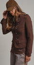 Cropped Military Napoleon Jacket