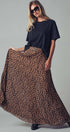 Urban Daizy Sophisticated Leopard Print Pleated Flowy A Line Midi Skirt Leopard Skirt - Women's (UDZ-SK-00074) –…