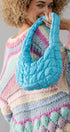 Urban Daizy Puff Quilted Texture Shoulder Tote Bag Blue Shoulder Bag - Women's (UDZ-BG-00007) – alternate view 4