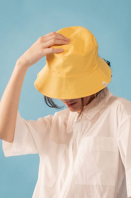 Chic Foldable Cotton Bucket Hat for Summer Hats