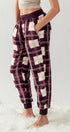 Urban Daizy Cozy Checkered Jogger Style Pajama Pants Ash-Blue Sleepwear Bottom - Women's (UDZ-PT-00127) – alternate view 16