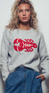 Urban Daizy Embroidered Red Lobster Nautical Statement Sweater Ivory Knit Sweater - Women's (UDZ-KN-00600) – alternate view 5