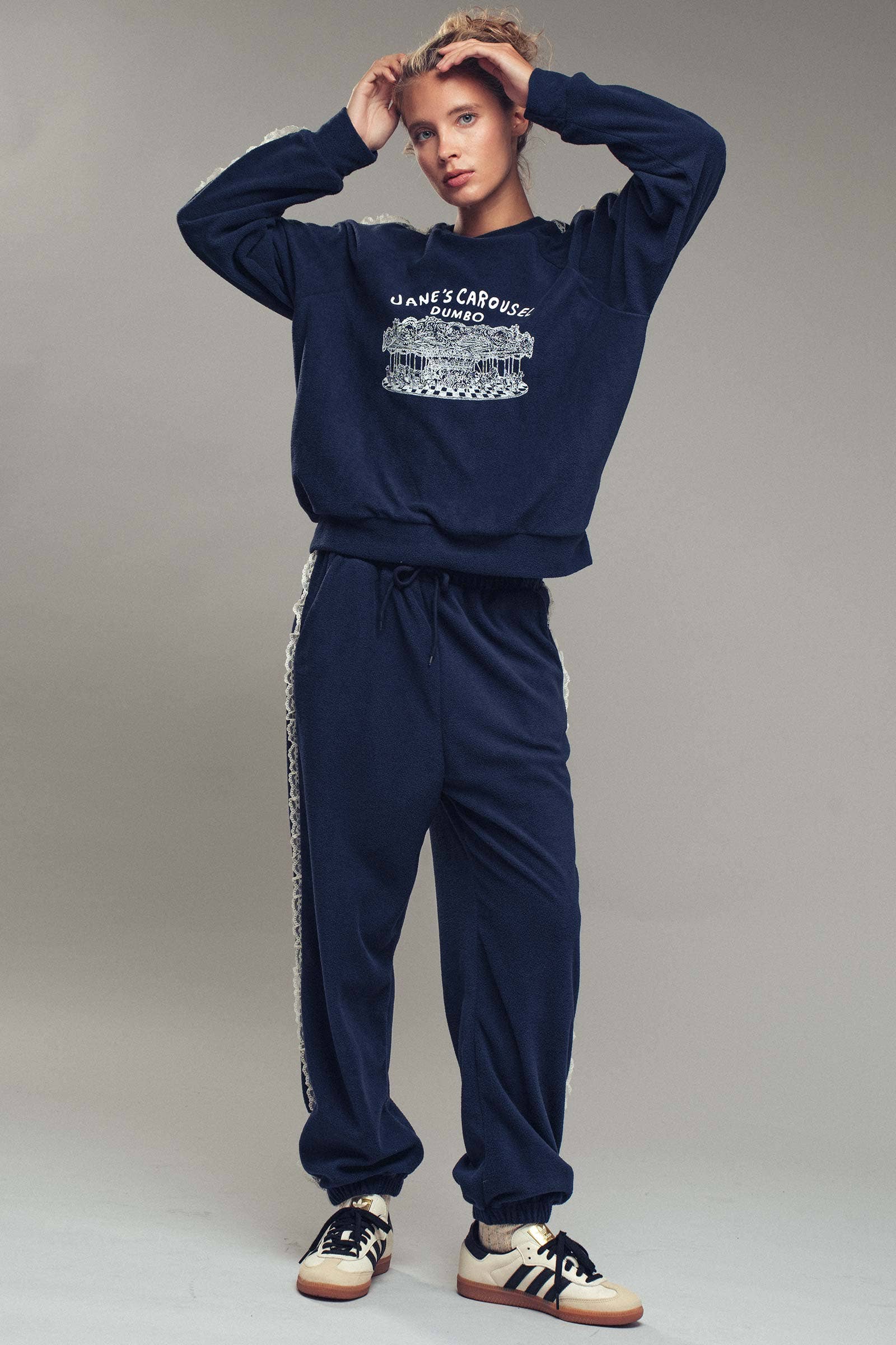 Jane’s Carousel Lace Trim Lounge Set