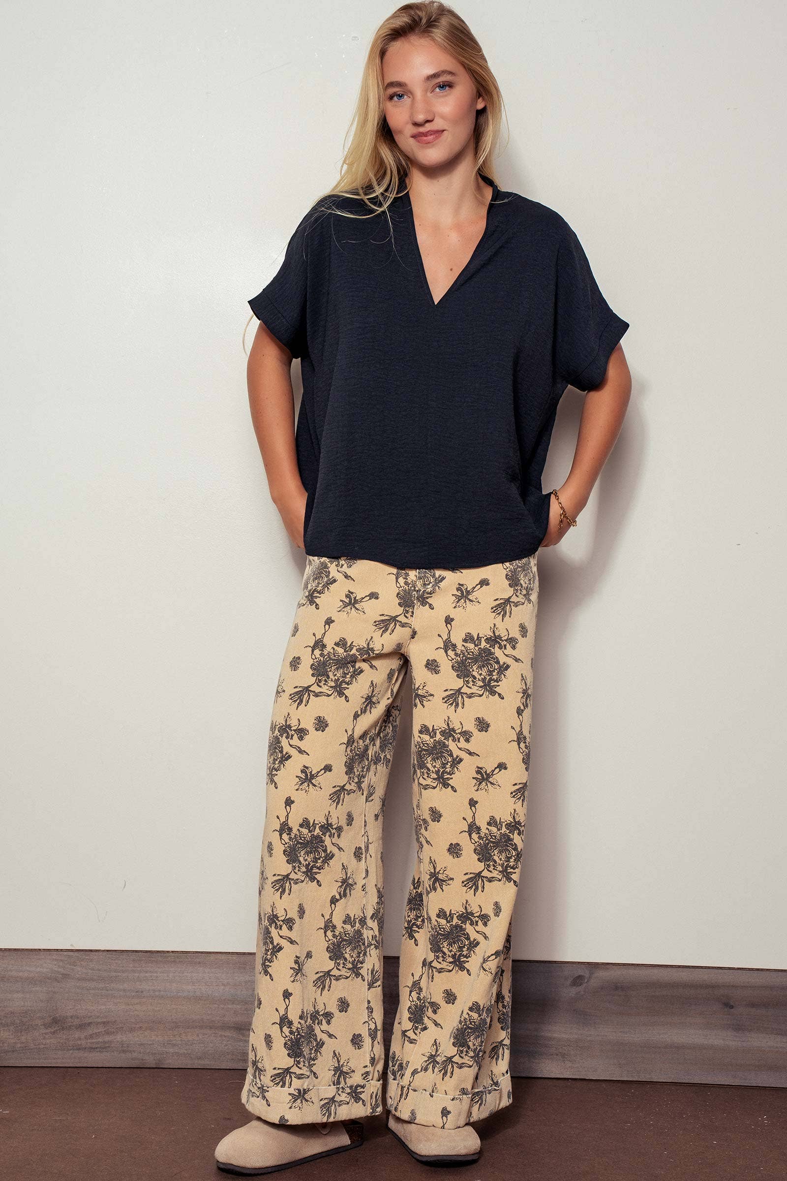 Breezy Airflow V-Neck Top