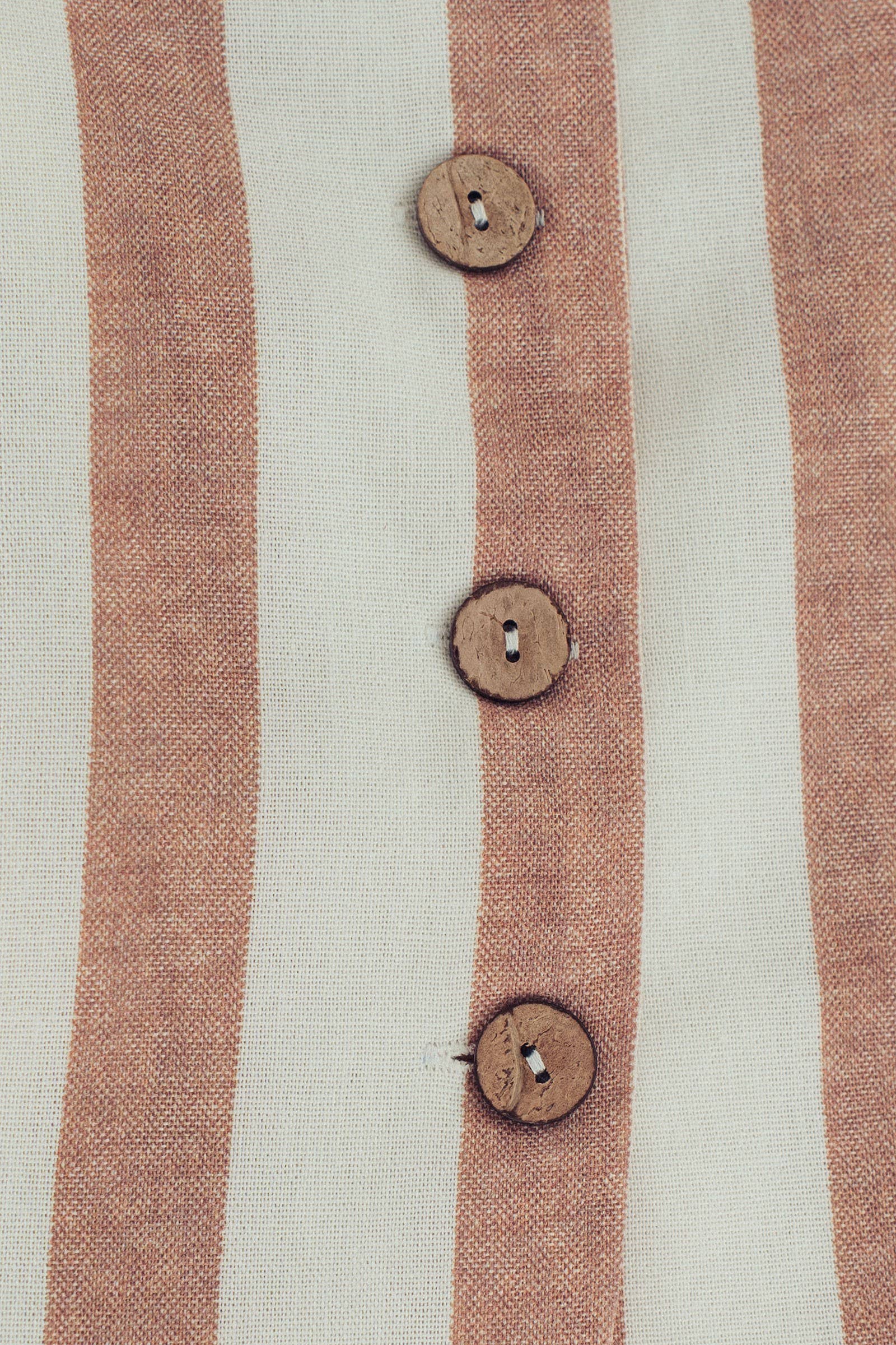 Urban Daizy Striped Linen Blend Two-Piece Set Taupe Top & Short Set (NOT Loungewear) - Women's (UDZ-AC-00232) – alternate view 13