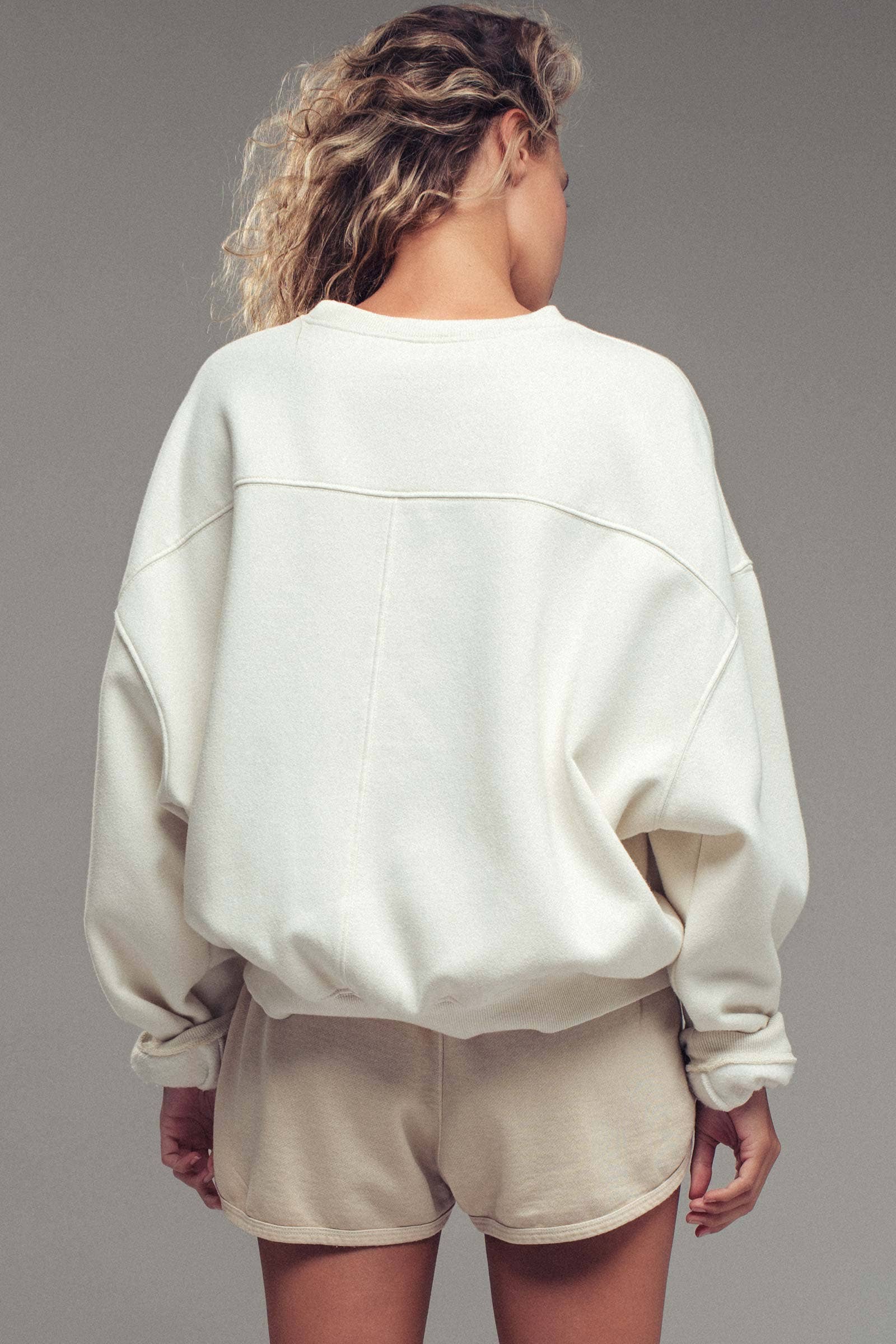 Pigment Washed Relaxed Fit Sweatshirt