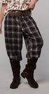 Campfire Plaid Flannel Jogger Pants in BLACK - Women's Casual Pants | Urban Daizy