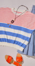 Urban Daizy Retro Striped Textured Knit Sweater Tee Mint Knit Sweater - Women's (TNTP4000-Mint) – alternate view 3