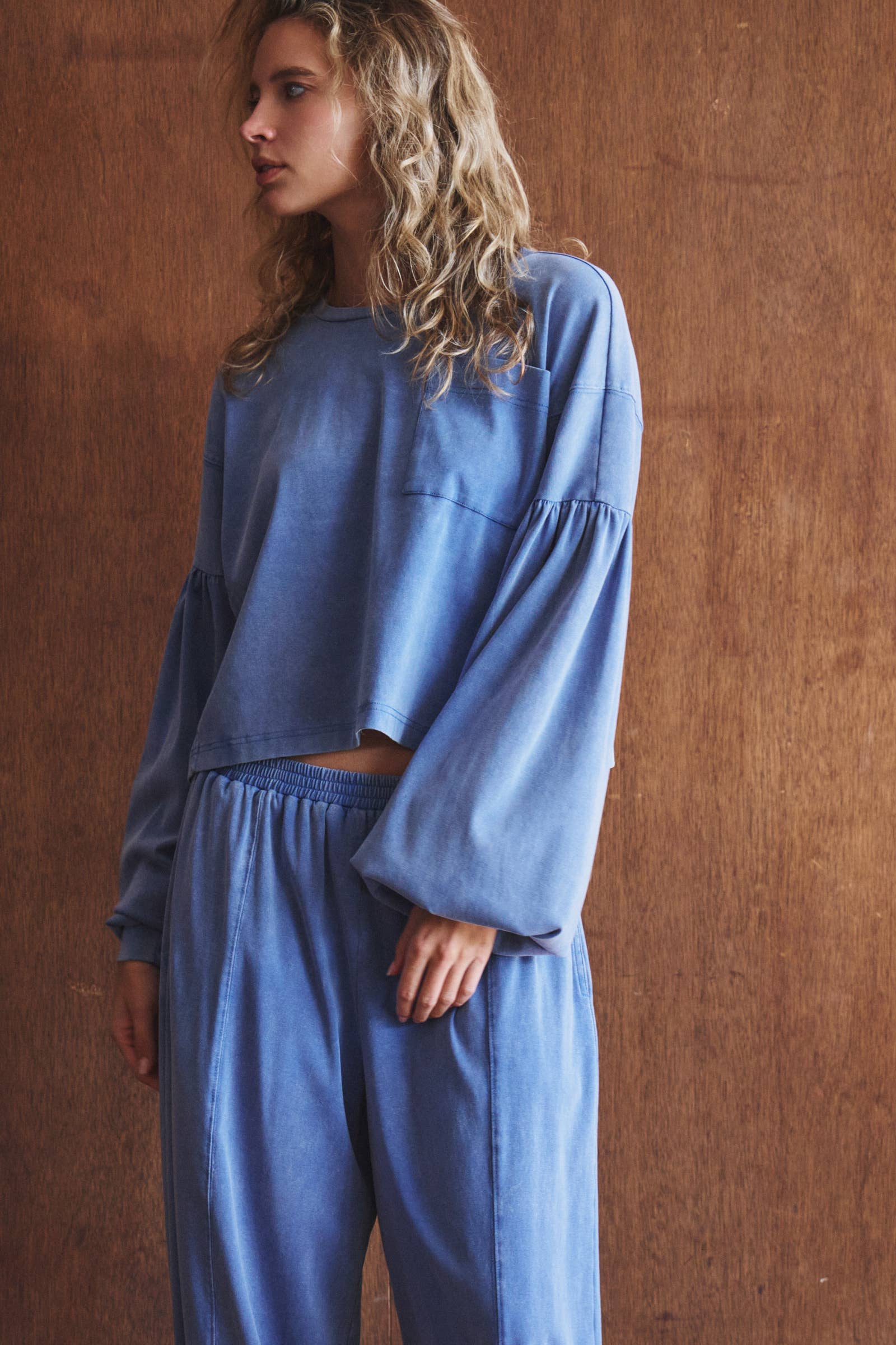 Mineral Wash Cotton Lounge Set
