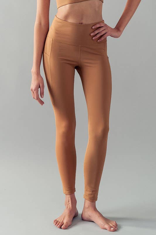 Urban Daizy High-Waisted Side Pocket Active Leggings Black Athletic Lounge Leggings - Women's (UDZ-PT-00158) – alternate…