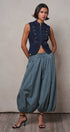 Balloon Hem Wide Leg Pants in BLACK - Women's Casual Pants | Urban Daizy