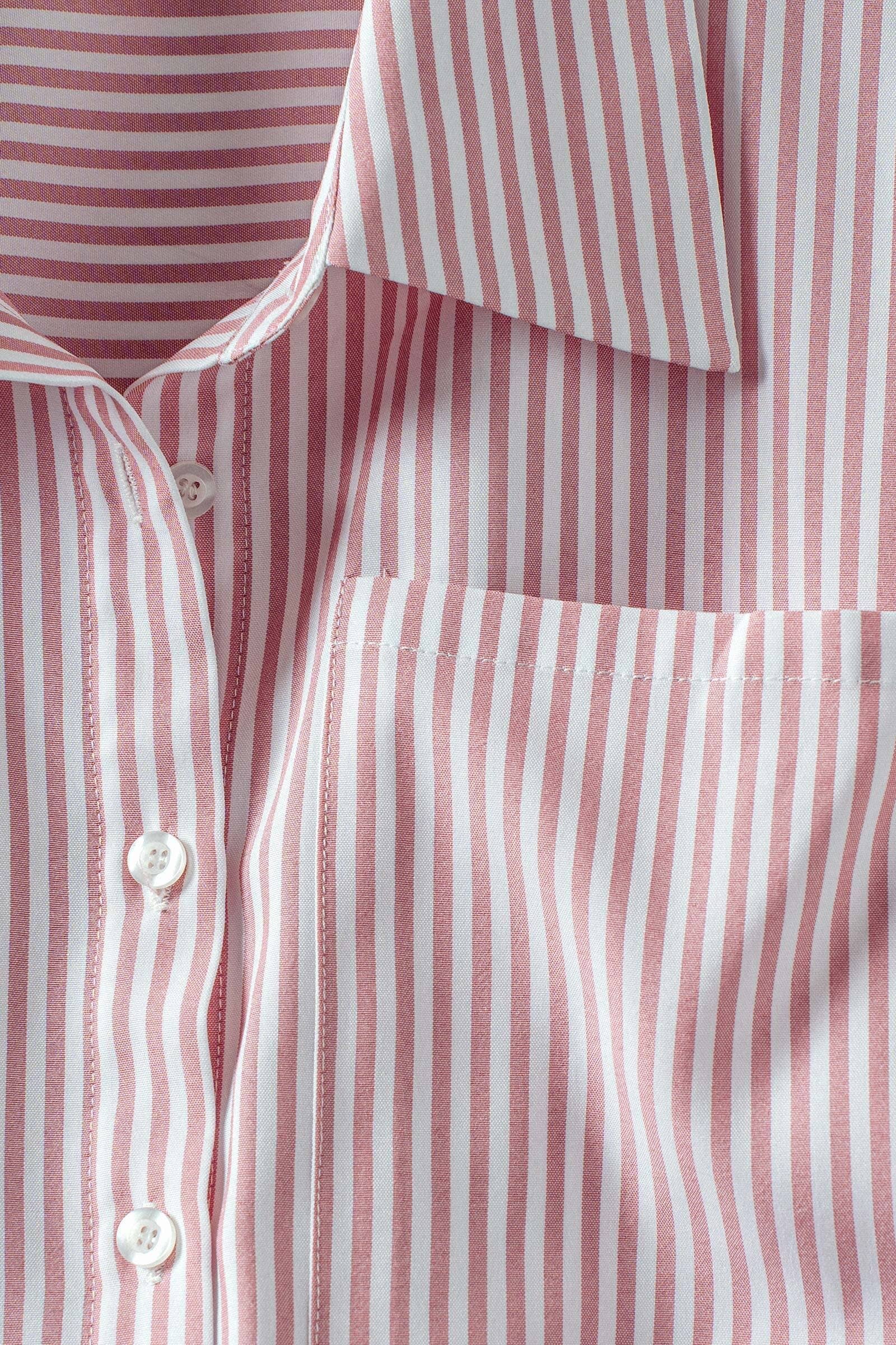 Urban Daizy Striped Tassel-Belt Collared Romper Pink Romper - Women's (UDZ-JR-00069) – alternate view 5