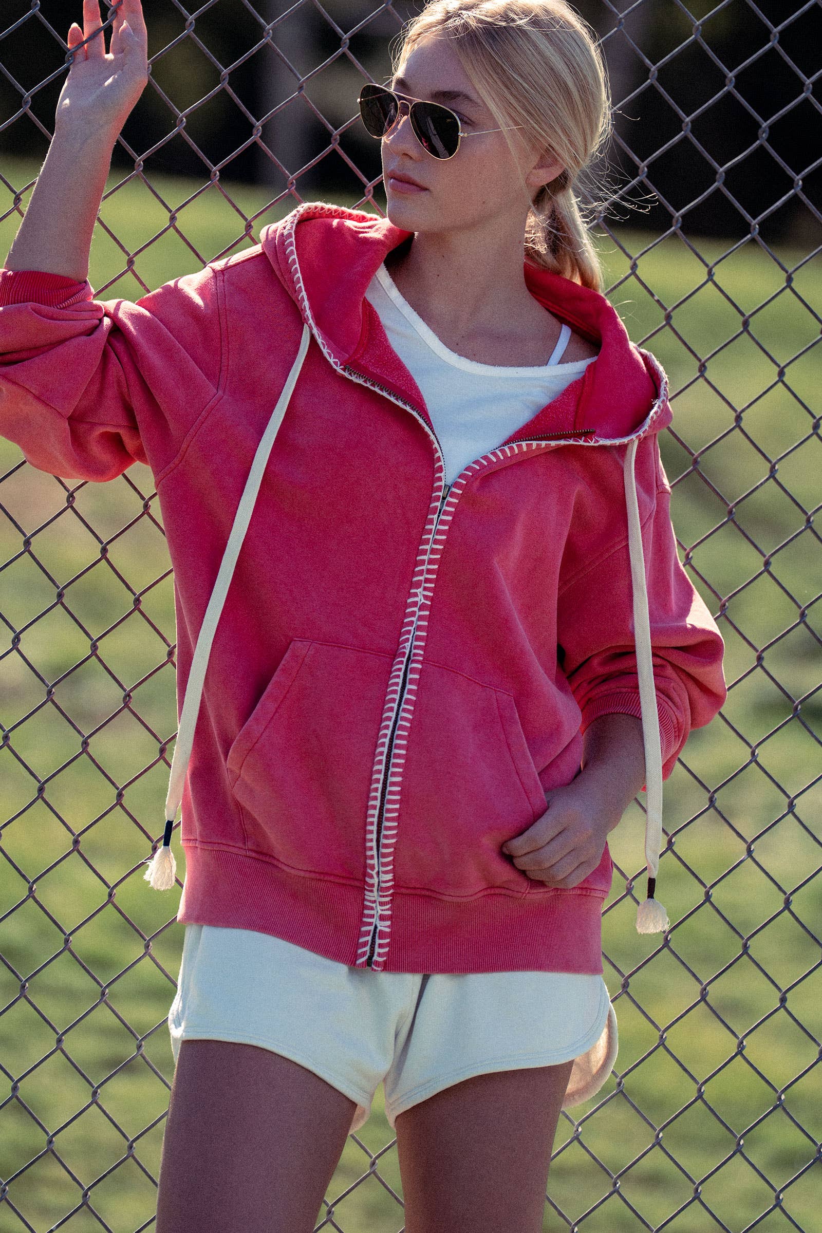 Mineral Wash Oversized Hoodie