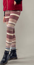 Urban Daizy Cozy Multi Striped Sweater Knit Winter Leggings Mocha Athletic Lounge Leggings - Women's (UDZ-XX-00002) –…