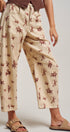 Urban Daizy Western Toile Print Barrel Leg Stretch Pants Lt-Khaki Pants - Women's (UDPT0076-Lt-Khaki) – alternate view 4