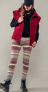 Urban Daizy Cozy Multi Striped Sweater Knit Winter Leggings Mocha Athletic Lounge Leggings - Women's (UDZ-XX-00002) –…