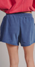 Sporty Chill Lounge Shorts in NAVY - Women's Casual Shorts | Urban Daizy
