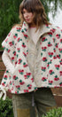 Painted Garden Fuzzy Vest in PRINT - Women's Vests | Urban Daizy