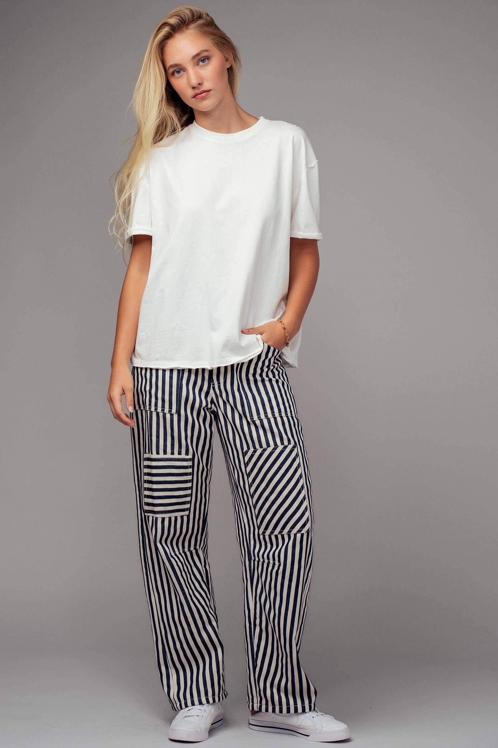 Urban Daizy Boxy Oversized Cotton Crewneck Tee Red T-Shirt - Women's (UDZ-TP-00810) – alternate view 10