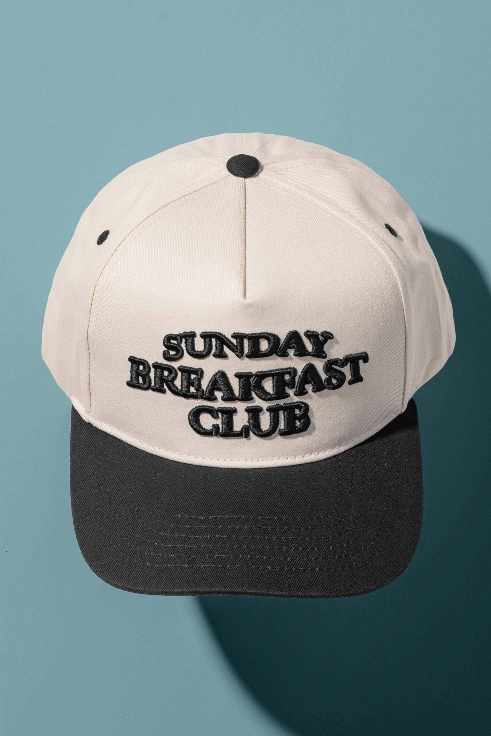 Sunday Breakfast Club Embroidered Two-Tone Trucker Hat