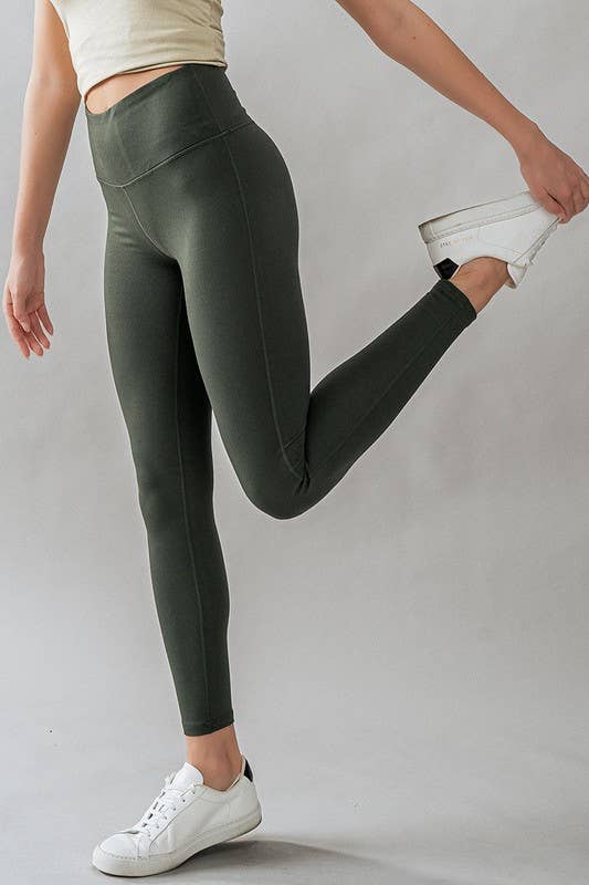 Urban Daizy High-Waisted Lightweight Basic Leggings Berry Athletic Lounge Leggings - Women's (UDZ-PT-00174) – alternate…