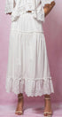 Urban Daizy Laced Eyelet Tiered Midi Skirt Lt-Blue Skirt - Women's (UDZ-SK-00108) – alternate view 6