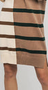 Urban Daizy Two-Tone Striped Knit Sweater Dress Cream-Multi Dress - Women's (UDZ-DR-00352) – alternate view 9